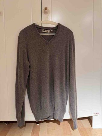 Warren & Parker Pure Cashmere Pullover, grau, M