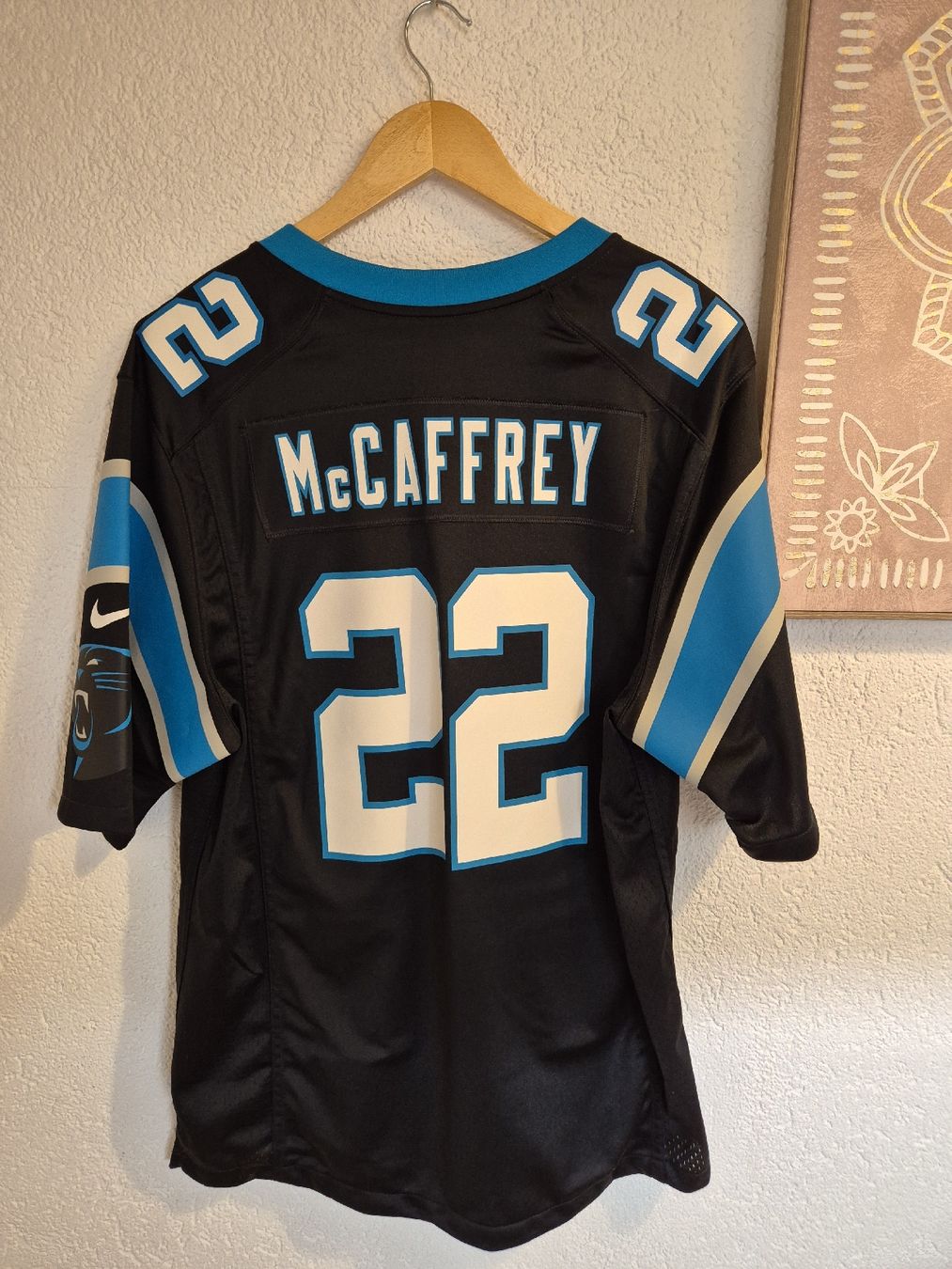 Nike Canottiere & Pantaloni: Maillot NFL Panthers McCaffrey 22 L noir – Usato da Daillens venduto da jay_z 1