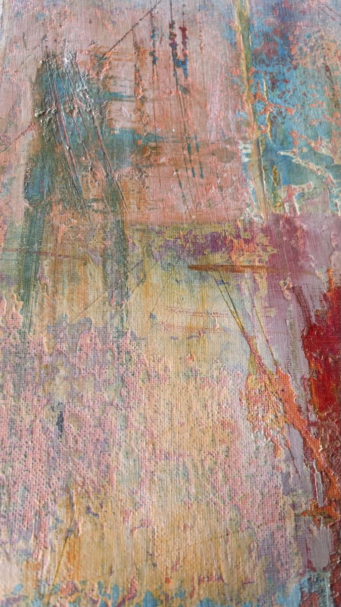 Dipinti: Orginal abstraktes Acrylbild, 60x50 cm, hell/bunt – Nuovo e nell'imballaggio originale da Kirchlindach venduto da GeibKeller 4