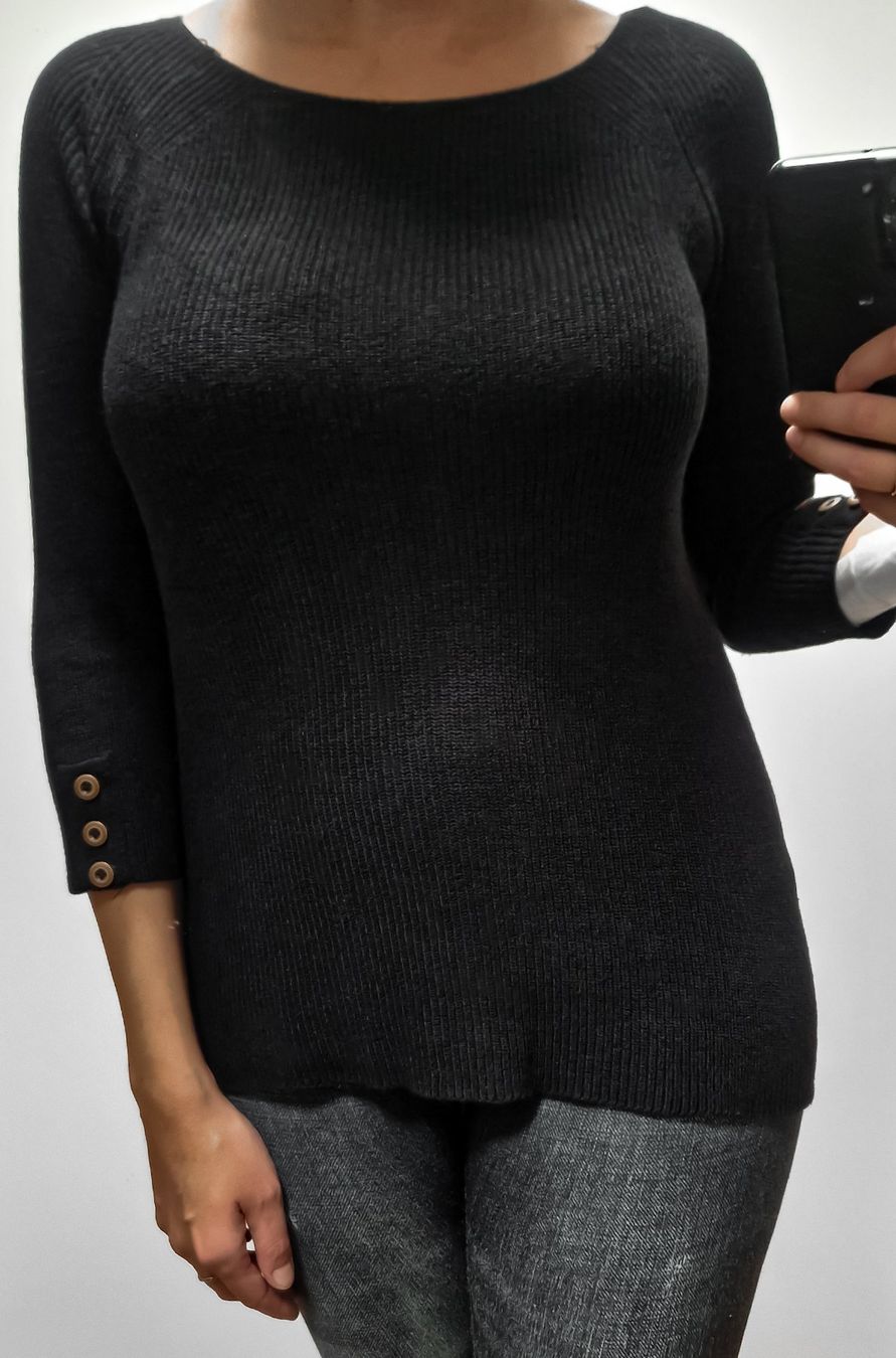 Pullover & Sweatshirts: 3/4tel-arm, Oberteil, Shirt, Top, Pulli, Pullover, Strick – Neu und originalverpackt aus Hettlingen von exp_p7b2