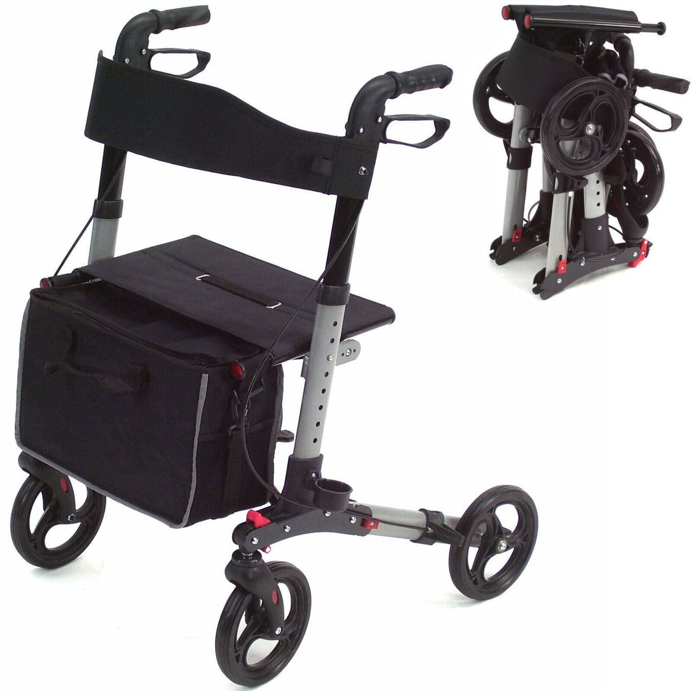 Gehhilfen: 55970 - Rollator Gehhilfe klappbar Alu – Neu und originalverpackt aus Wallenwil von toesstal-vertrieb 7