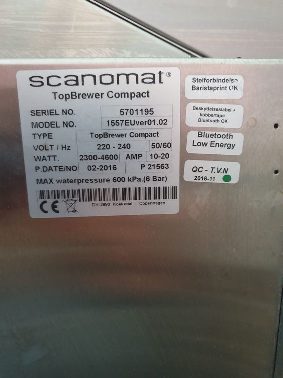 Kaffemaschine Scanomat TopBrewer Compact Kaufen auf Ricardo