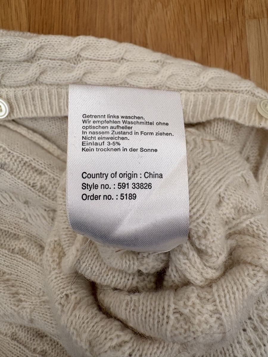 Pagliaccetti: Wool baby overalls size 80 – Nuovo (secondo la descrizione) da Bern venduto da Tiltu 5