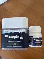 Gäsper Good Sleep, Fast: Melatonin Gummies & Tabletten