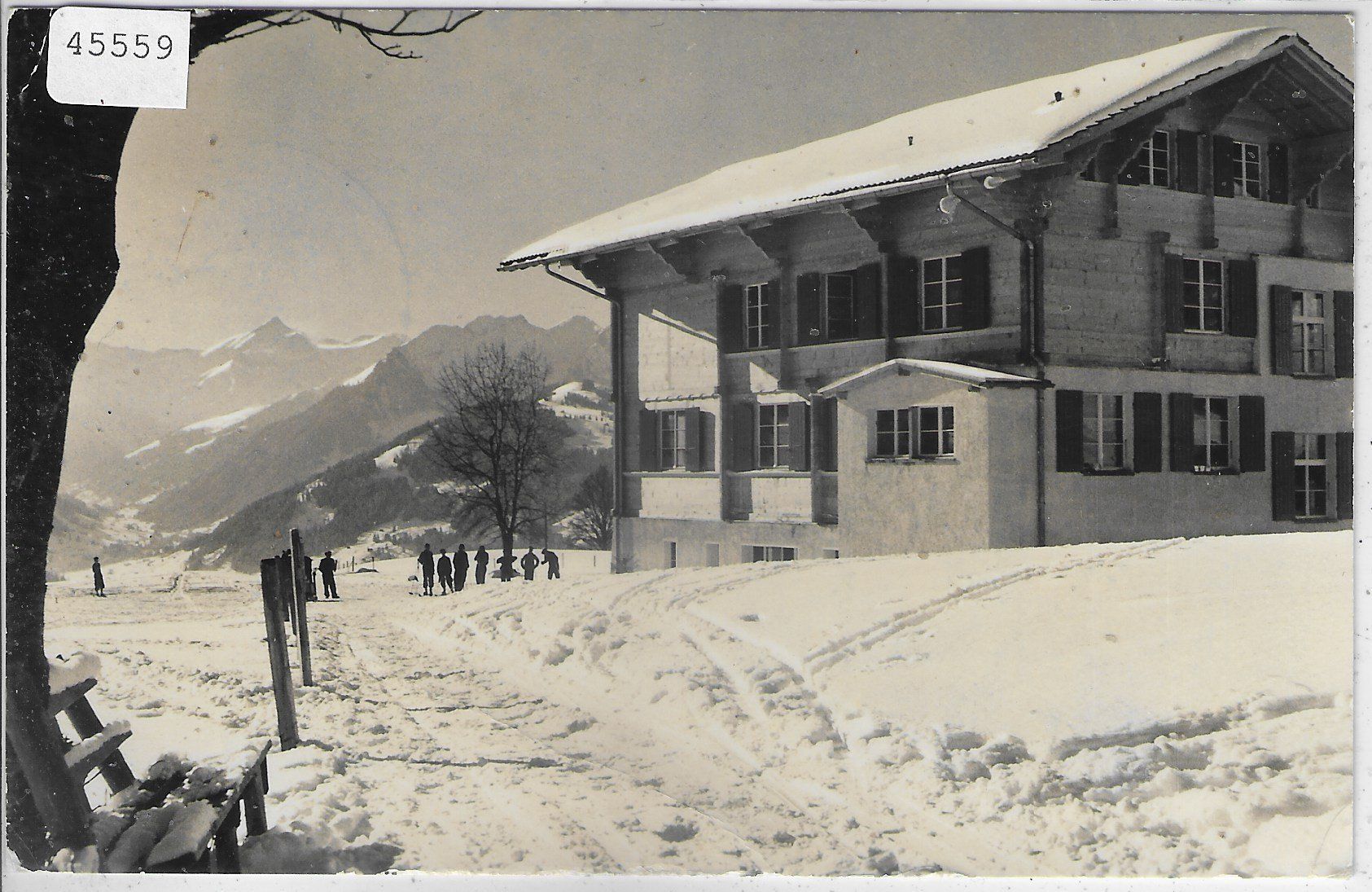 Cartoline postali: Ferienheim Buebebärg - Schönried M.O.B. – Usato da Ettingen venduto da Kartenplanet