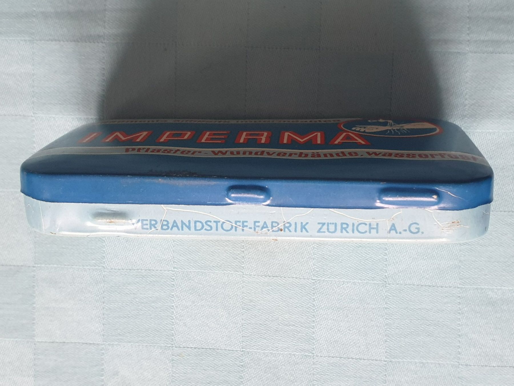 Barattoli: Vintage Blechdose Dose IMPERMA – Usato da Mörschwil venduto da spirspi 3