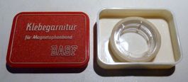 Klebegarnitur BASF ¼ Zoll Band, 6,4 mm, Vintage 70er Jahre