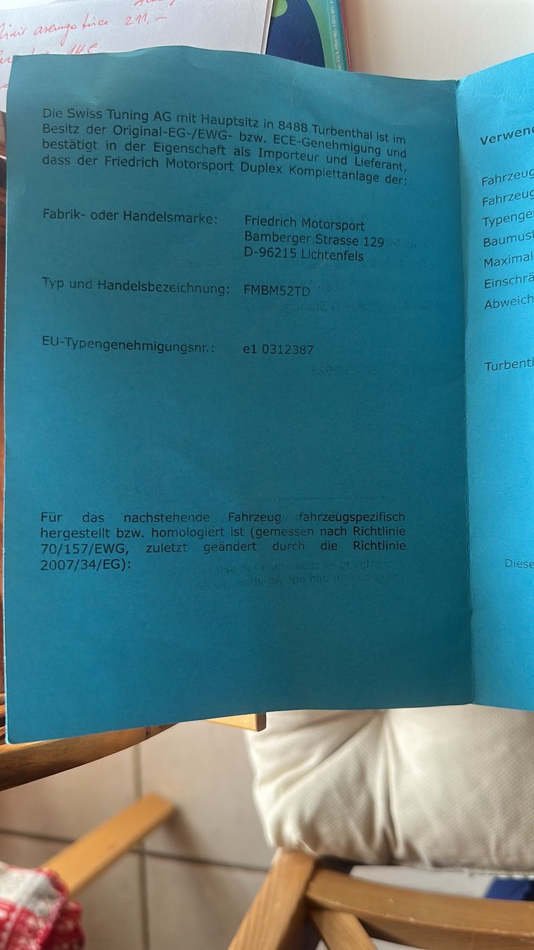 Tutti i ricambio: Fms 90MM DUPLEX-ANLAGE EDELSTAHL – Usato da Lengnau BE venduto da Luca.Creti 8