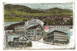 Gruss aus Niederbipp Oberaargau BE Bierbrauerei Litho 1907