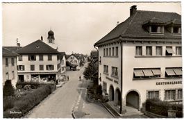 Ansichtskarte  Siebnen, Bahnhofstrasse