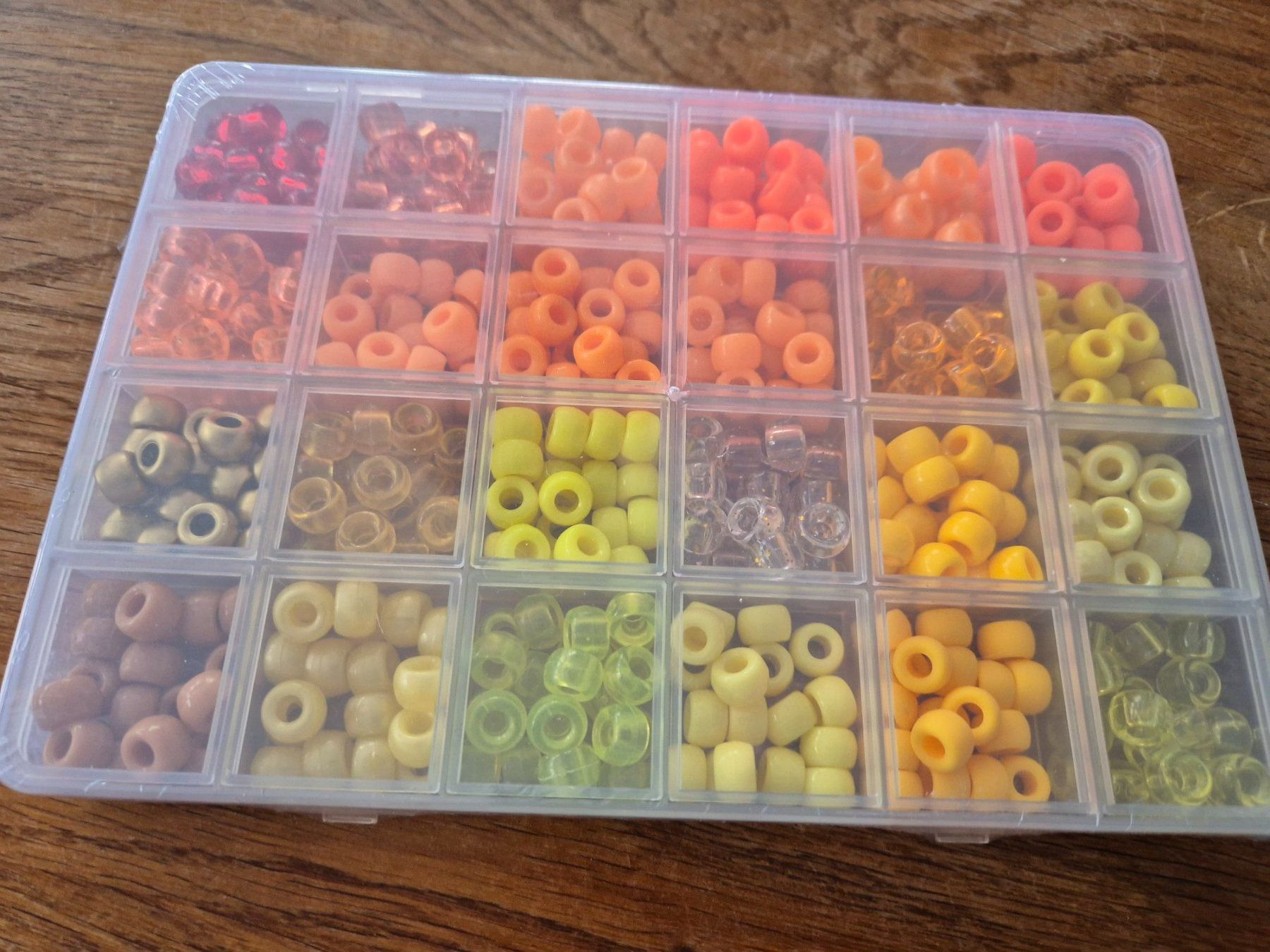 Perle (finte): Perlenbox 24 Farben – Nuovo e nell'imballaggio originale da Läufelfingen venduto da Netti04