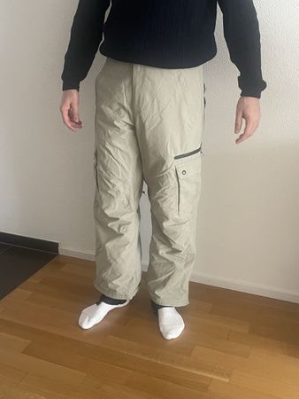 Used Beige Ski/Snow Pants in S