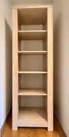 Hochwertiges schmales Massivholz-Regal – 59.5 × 35 × 180 cm