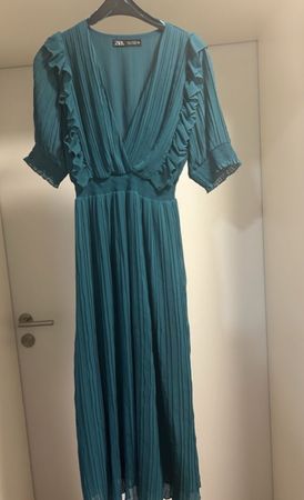 Damen Kleid Zara petrol Grösse M neuwertig