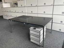 Usm tisch schwarz 175x100cm (7)vorhanden/Lieferung Gratis