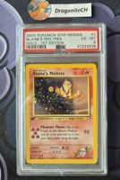 Pokemon Karte Blaine's Moltres 1. Edition Gym