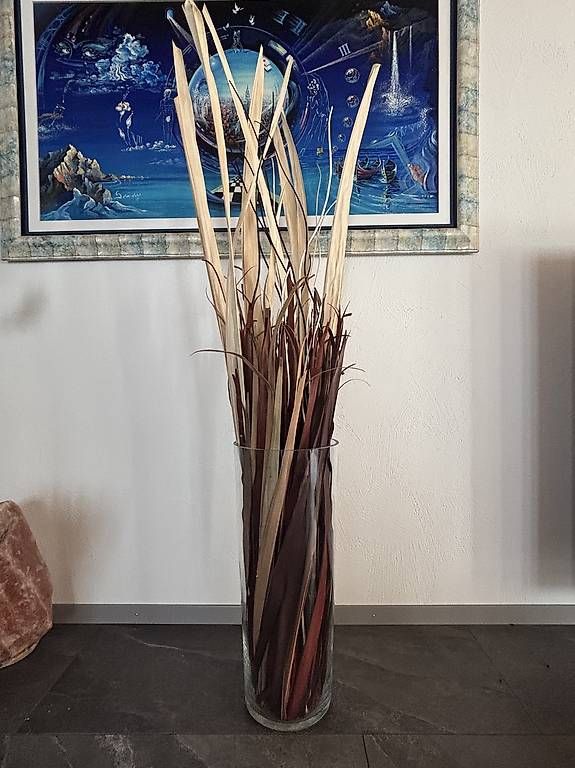 Vasen & Gefässe: Grosse Vase mit Dekor – Gebraucht aus Unteriberg von wg52
