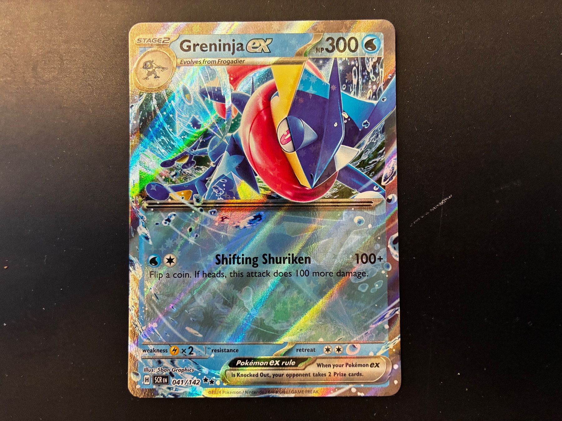 Pokémon Carte collezionabili: Greninja EX 041/142 - Stellar Crown - en – Nuovo (secondo la descrizione) da Hütten venduto da yve_tf69