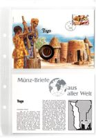 Togo_1988_Münzbrief mit Beschreibung