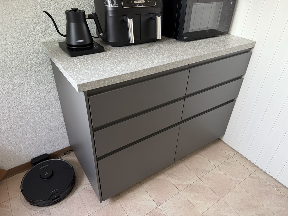 Ikea Cassettiere: IKEA METOD Anthracite with Worktop & Recycling – Nuovo (secondo la descrizione) da Zürich venduto da mik_ykn6