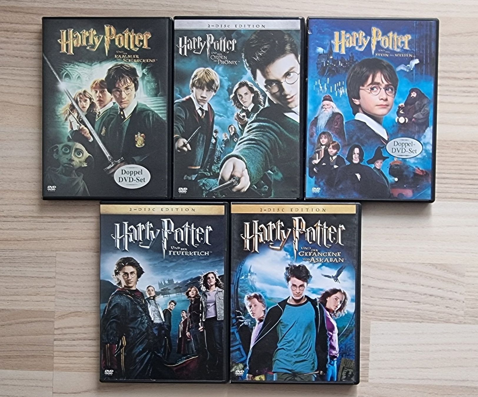 Tutti i DVDs: DVD 5 Harry Potter Filme – Usato da Oetwil am See venduto da fineli2