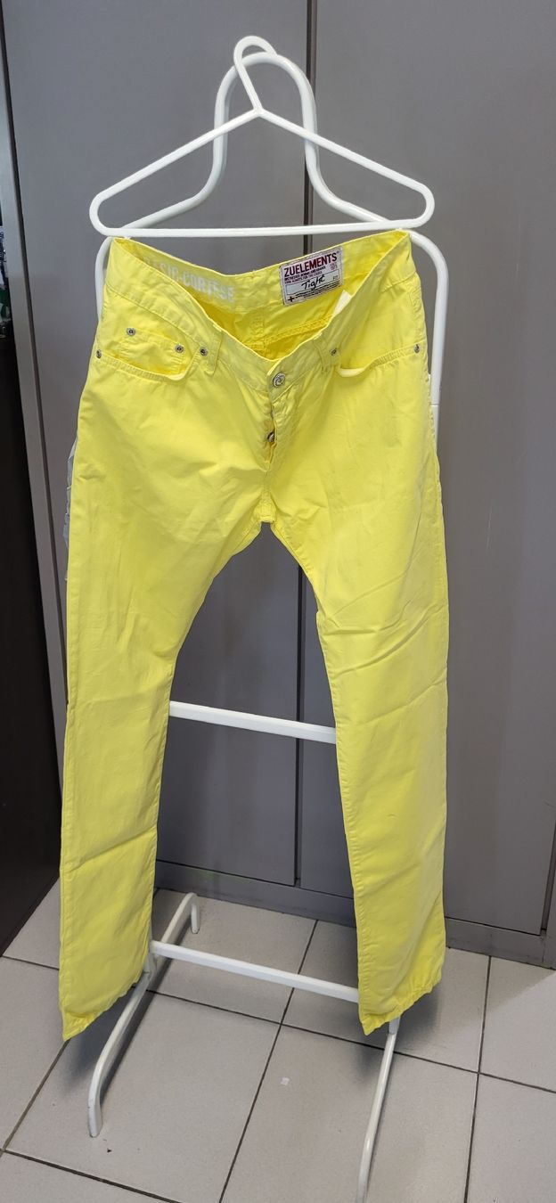 Pantaloni: Zu Elements Hose, Gr. 29, Gelb, Neu – Nuovo (secondo la descrizione) da Figino venduto da mayam63