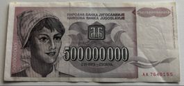 Jugoslawien 500‘000‘000 Dinara 1993