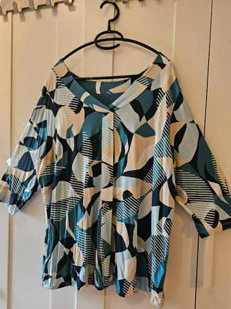 Schöne Damen 3/4 Arm Shirt-Bluse von "Bonita" Gr XXL