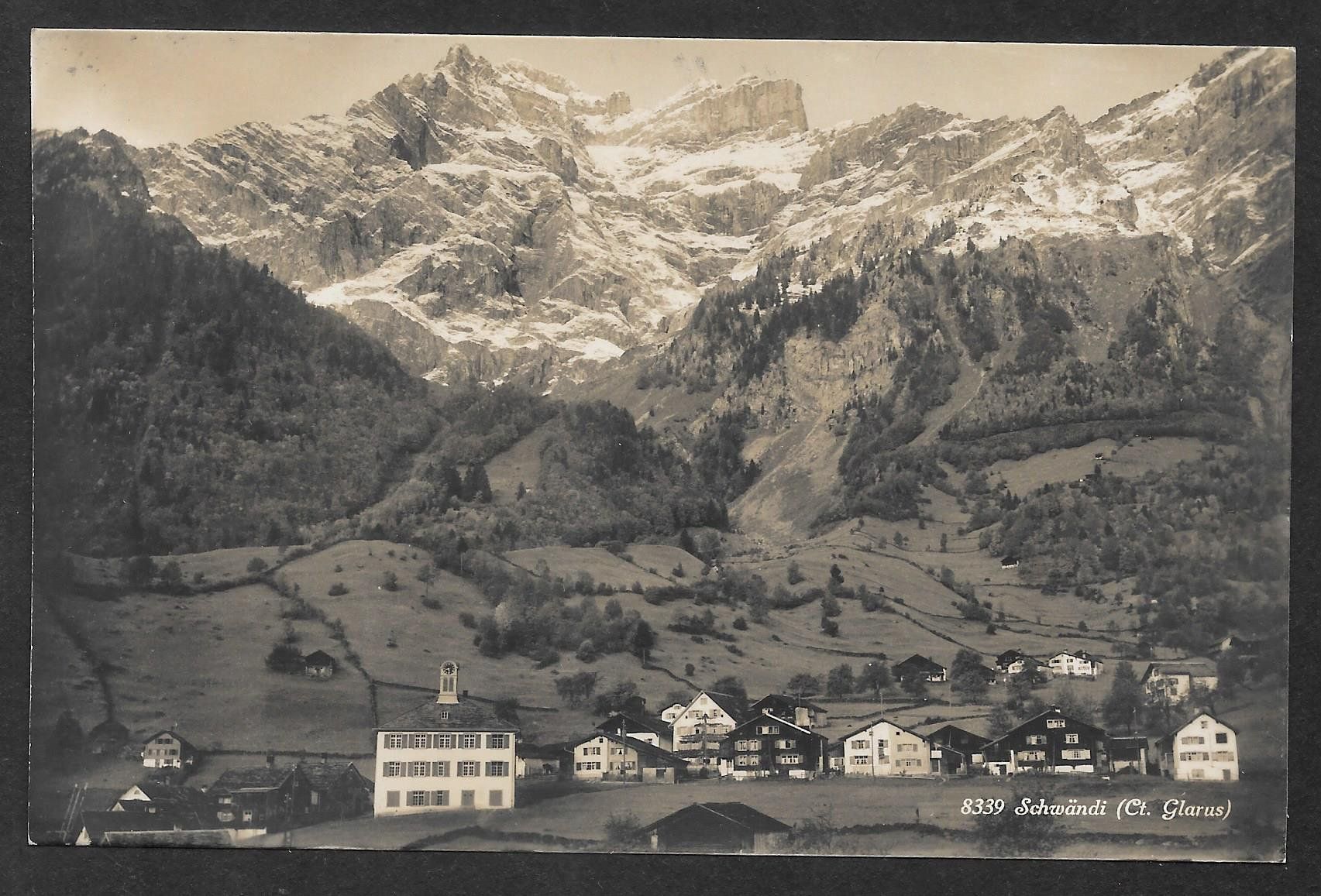 Cartoline postali: Schwändi Teilansicht – Usato da Olten venduto da clotaldi