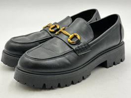Damenschuhe Graceland Halbschuhe mit Golddetail Grösse 41
