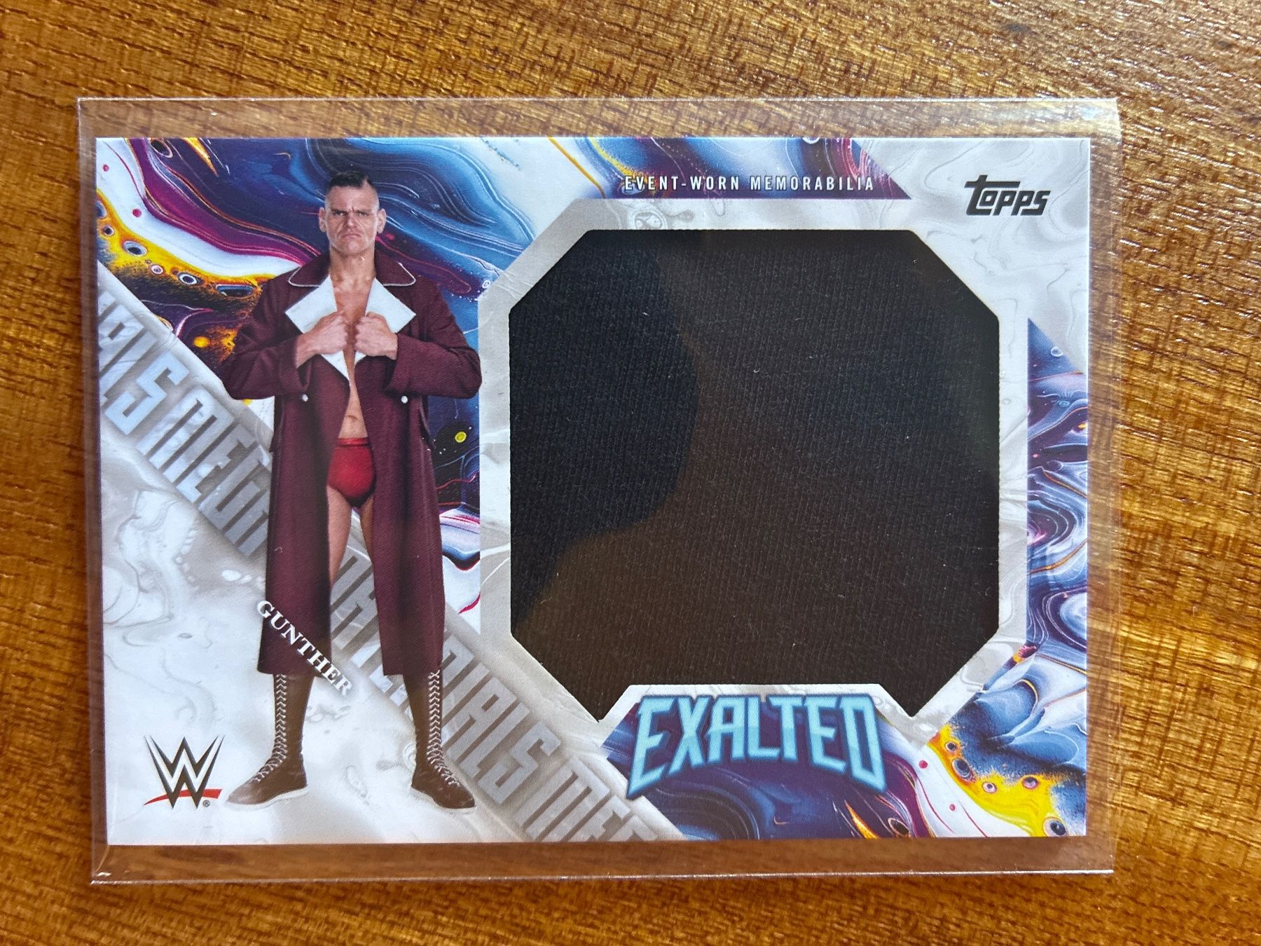 Topps Carte collezionabili: Topps Exalted WWE Gunther Patch – Usato da Wangenried venduto da Garagara