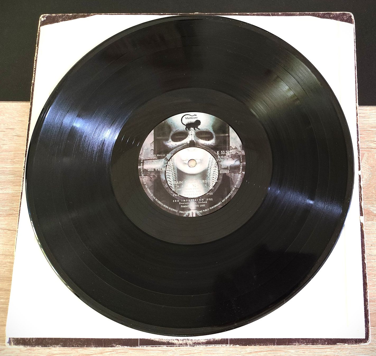 Schallplatten: Vinyle Brain Salad Surgery 1973 Manticore – Gebraucht aus Grandson von proekt 3