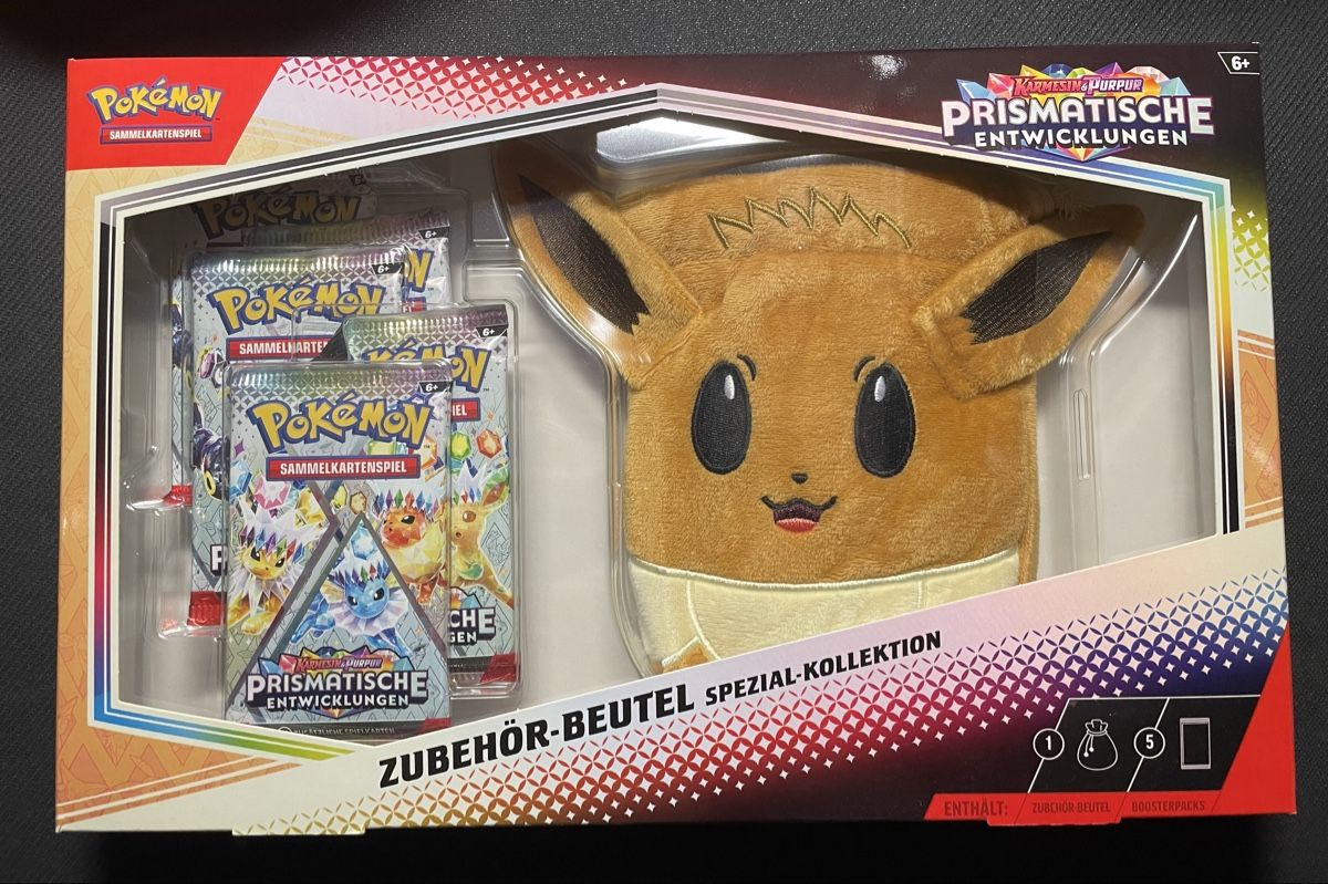 Pokémon Carte collezionabili: Pokemon Prismatic Evolutions Pouch Collection DE – Nuovo e nell'imballaggio originale da Wallisellen venduto da Optimalex 1