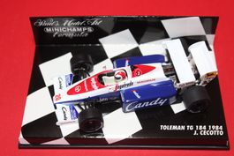 1/43 Toleman Hart TG184 (1984) - #20 J. Cecotto