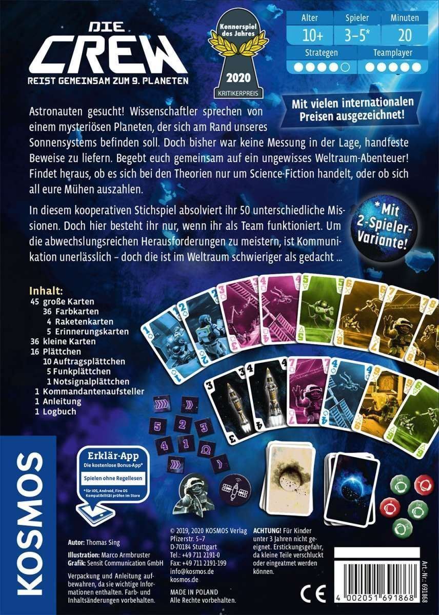 Kosmos Spiele: Die Crew DE - NEU OVP – Neu und originalverpackt aus Chur von mojobox 6