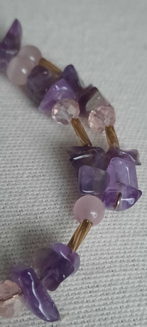 Bracciali & Braccialetti: Handgefertigtes Amethyst-Armband - Einzigartiges Design! – Nuovo (secondo la descrizione) da Solothurn venduto da lsc_pf99 8