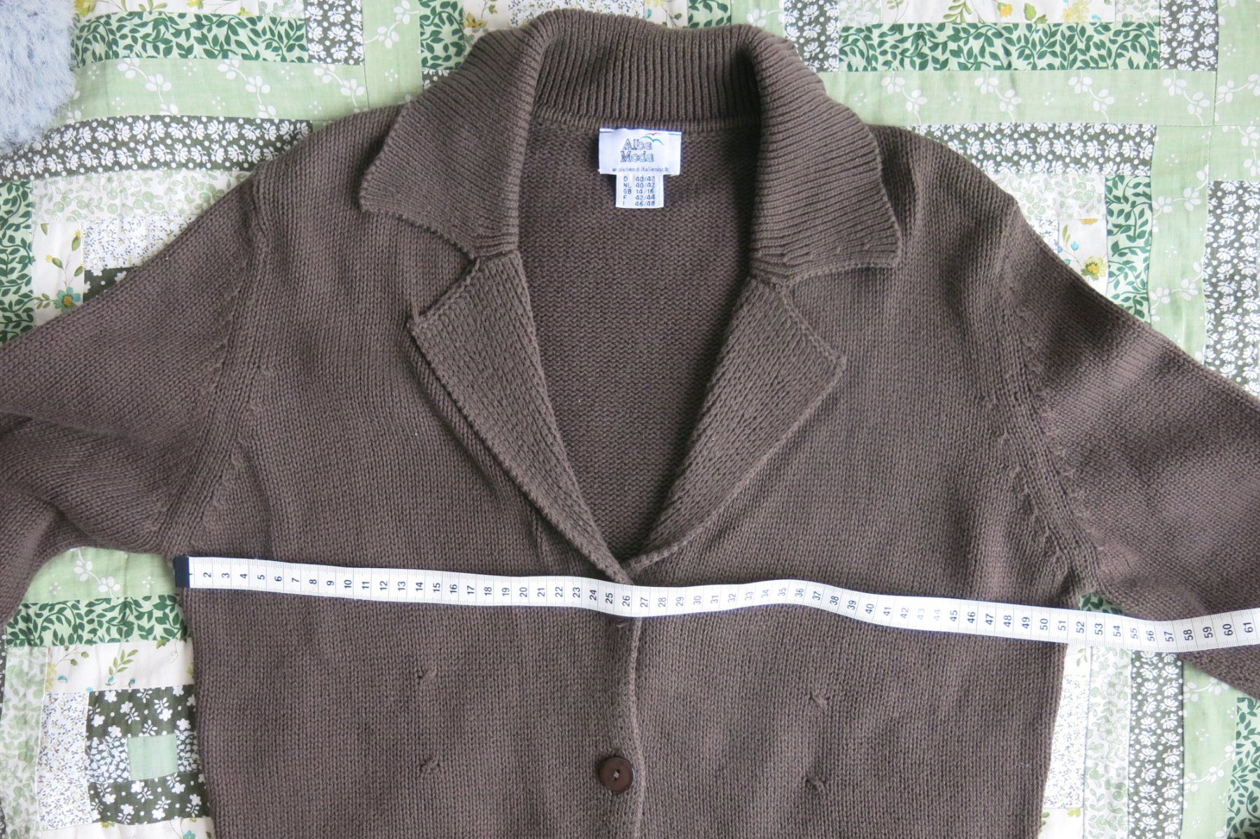 Alba Moda Giacche: Strickjacke (lang), Gr. 40/42, Alba Moda – Nuovo (secondo la descrizione) da Luzern venduto da latinaluna 2