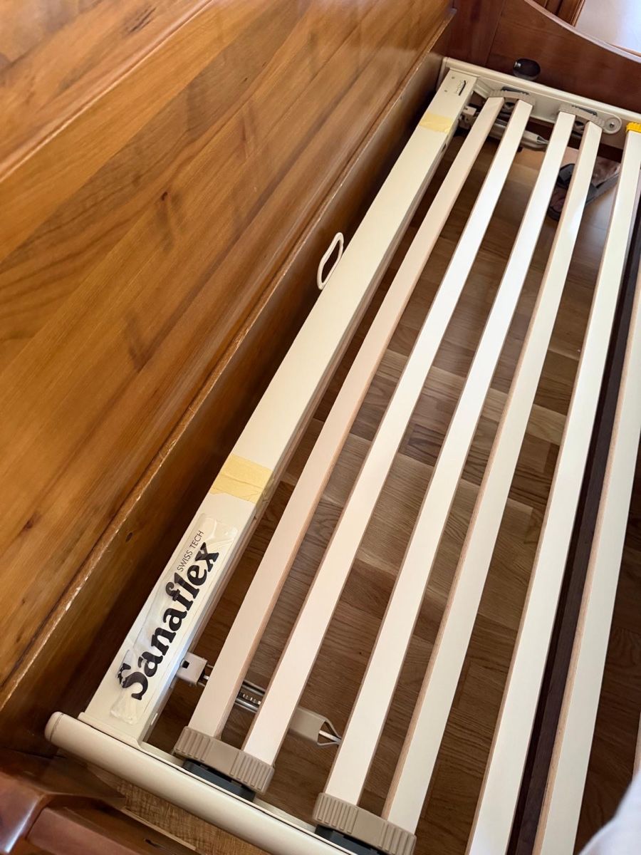 Betten: Lit en bois avec sommier – Gebraucht aus Tannay von mic_5gvv 3