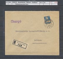 1930 R - Bedarfsbrief, "Wohlen - Dottikon"