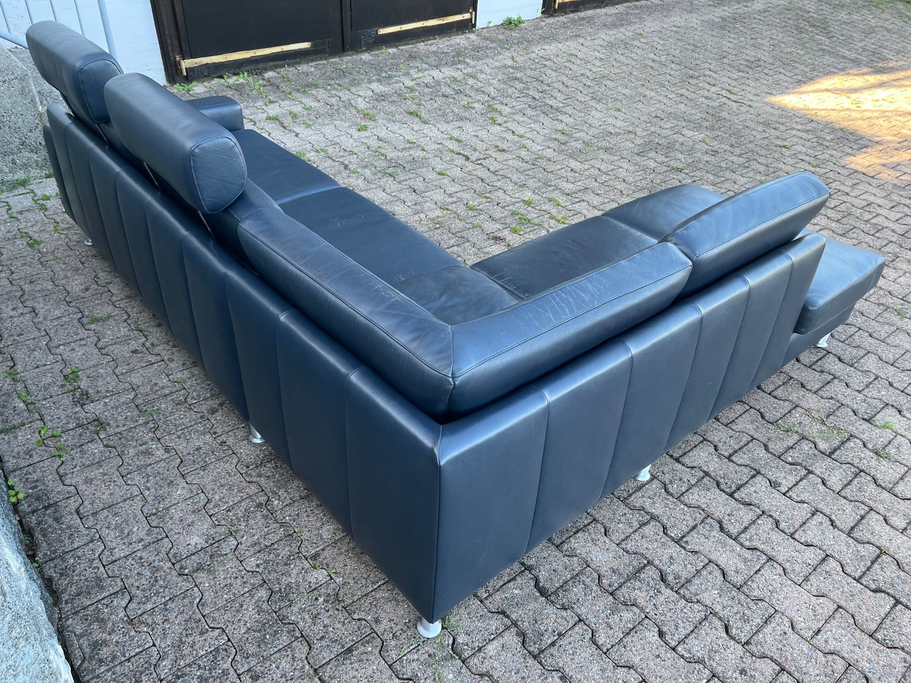 Pfister Divani: Ewald Schillig Ecksofa aus Echtleder – Usato da Feldbach venduto da Olive1 2