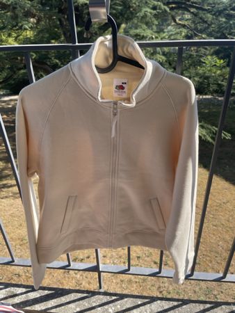 Fruit of the Loom Sweatjacke beige Grösse XL Lady Fit