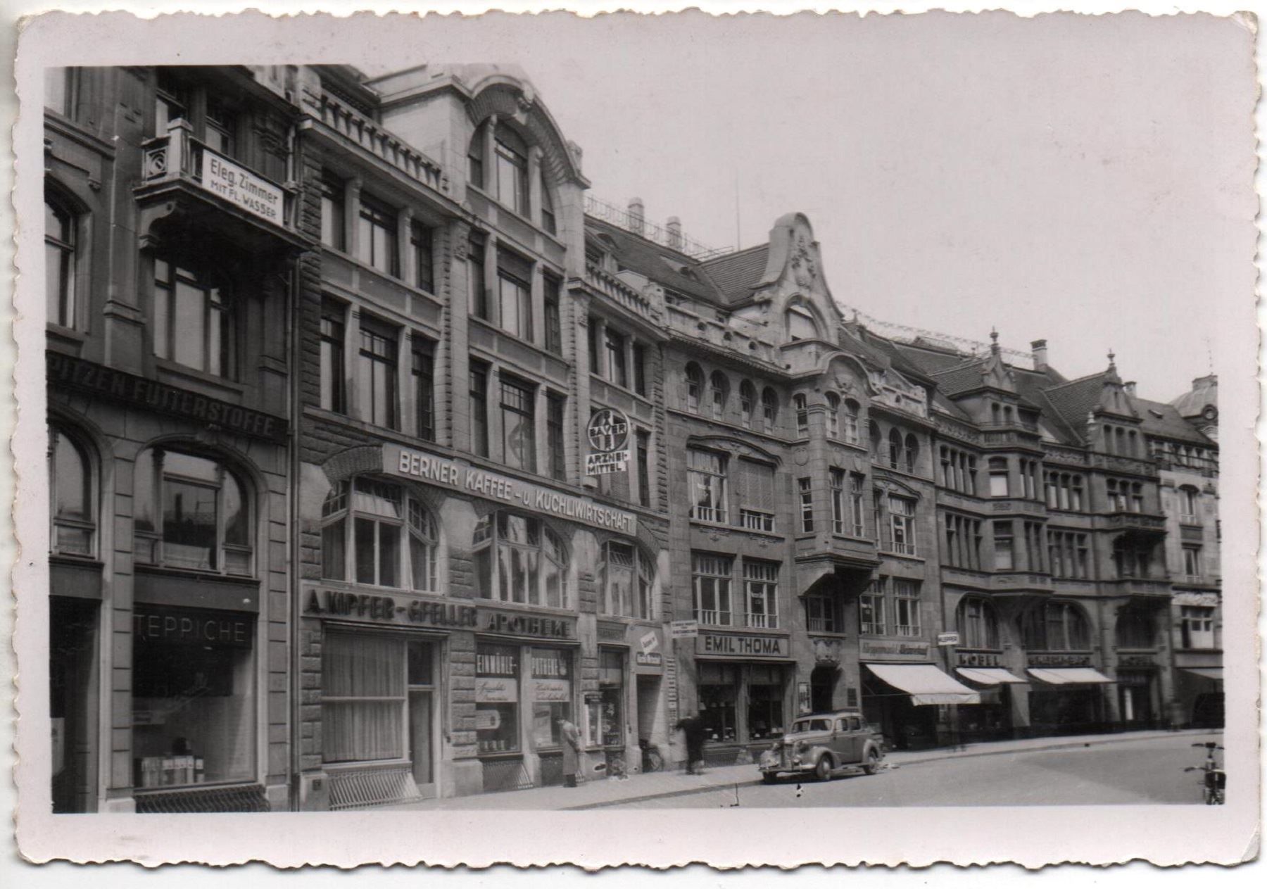 Cartoline postali: BERN Küchliwirtschaft - Apotheke Kipfer - Auto – Nuovo (secondo la descrizione) da Jona venduto da philajona