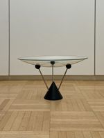 D-Tec Design Glas Schale skulpturale vintage Obstschale 80er