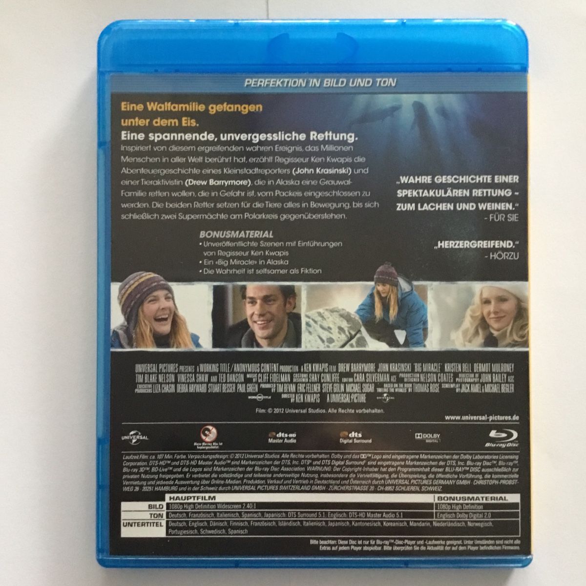Tutti i DVDs: Der Ruf der Wale Blu Ray – Nuovo (secondo la descrizione) da Blauen venduto da berlingo65 1
