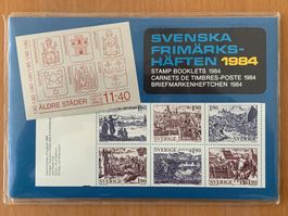 Schweden Suède 1984 - Swedish Stamp Booklets - Complete Set