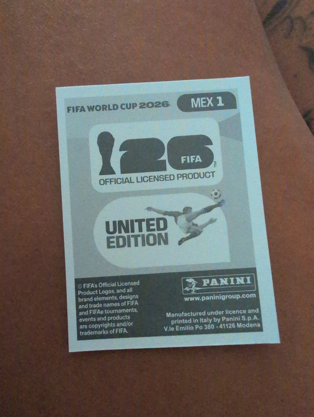 Panini Carte collezionabili: FIFA World Cup 2026 Mexique MEX 1 Panini – Nuovo e nell'imballaggio originale da Lausanne venduto da KarolyneBaiao 1