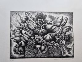 KARIN SCHAUB  LITHOGRAPHIE SIGNIERT NUMMERIERT