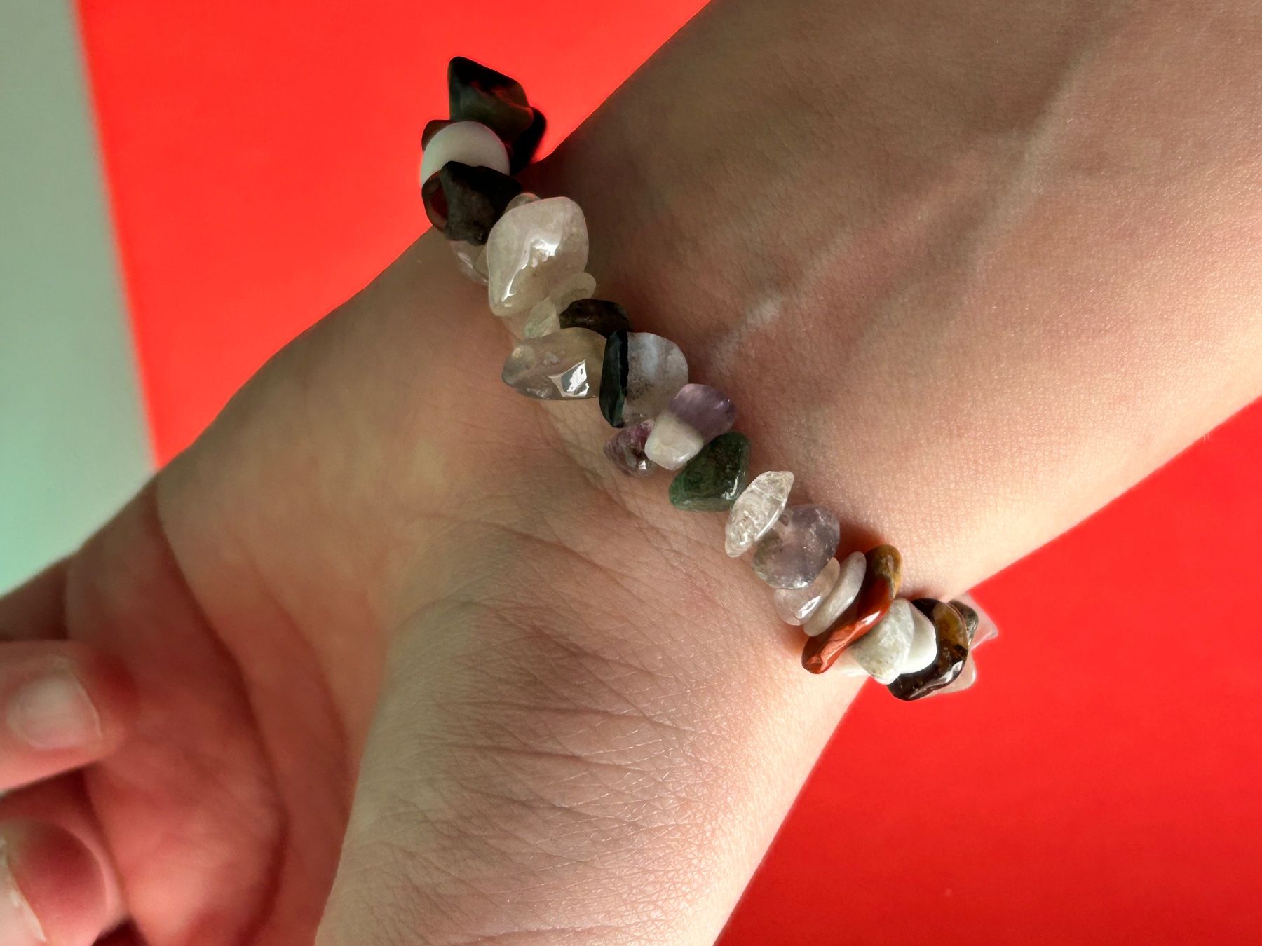 Bracciali & Braccialetti: Armband Heilsteine (ca 17 cm) – Nuovo e nell'imballaggio originale da Laufen venduto da belleskulptur 2