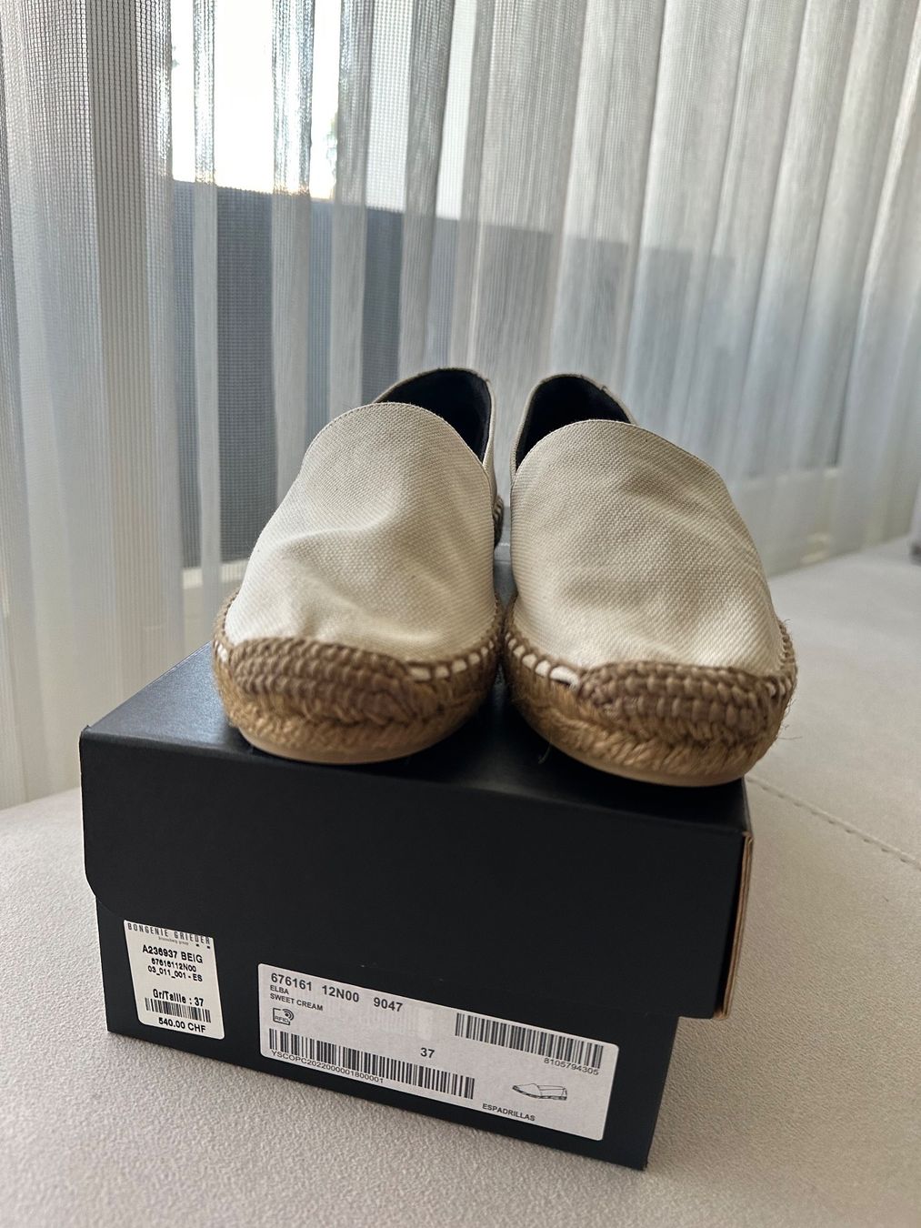 Saint Laurent Damenschuhe: Neue YSL Schuhe / Espadrilles Grösse 37 – Neu und originalverpackt aus Cham von CBirinci 1