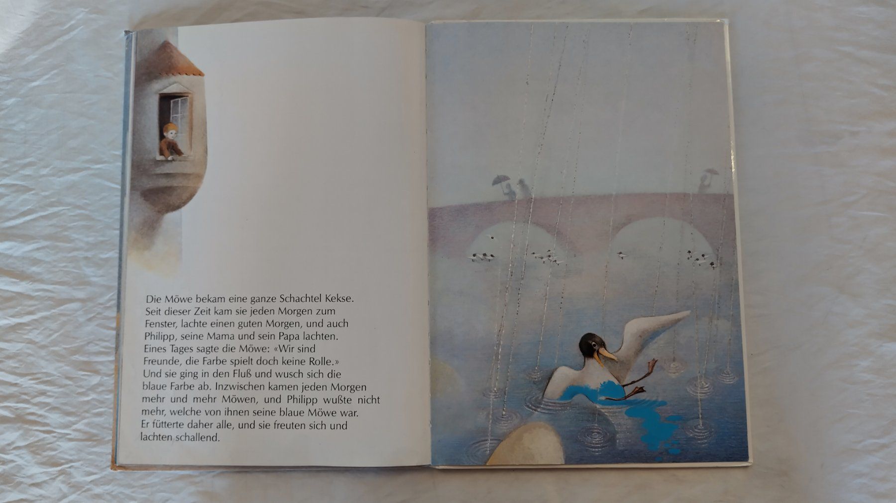 Libri: Die blaue Lachmöwe / Bilderbuch 1989 von Eugen Sopko – Usato da Bellach venduto da JingleJerry 7